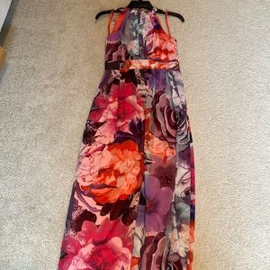 Eliza J long floral dress